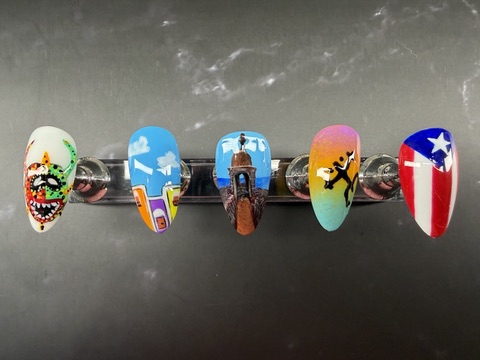 Places nail set