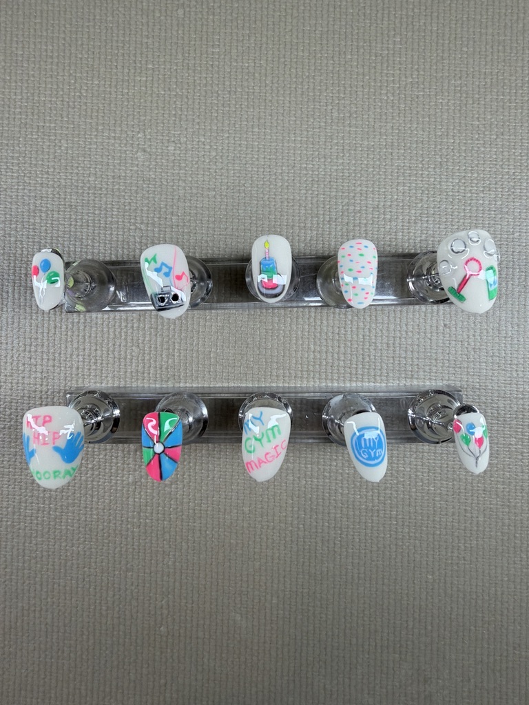 Whimsical nail set